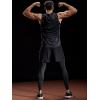 image:imageNELEUS Dry Fit Workout Athletic Muscle Tank Top Running Shirts with Hoods5036 3 Packblack
