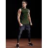 image:imageNELEUS Dry Fit Workout Athletic Muscle Tank Top Running Shirts with Hoods5036 3 Packblack grey olive Green