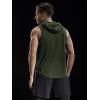 image:imageNELEUS Dry Fit Workout Athletic Muscle Tank Top Running Shirts with Hoods5036 3 Packblack grey olive Green