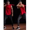 image:imageNELEUS Dry Fit Workout Athletic Muscle Tank Top Running Shirts with Hoods5036 3 Packblue red yellow