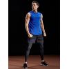 image:imageNELEUS Dry Fit Workout Athletic Muscle Tank Top Running Shirts with Hoods5036 3 Packblue red yellow