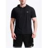image:imageNELEUS Dry Fit Workout Athletic Muscle Tank Top Running Shirts with Hoods5084 BlackBlueRed 3 Pack