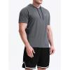 image:imageNELEUS Dry Fit Workout Athletic Muscle Tank Top Running Shirts with Hoods5084 BlackGreyNavy Blue 3 Pack