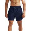 image:imageNELEUS Mens 2 in 1 Running Shorts with LinerDry Fit Workout Shorts with Pockets6070 BlackNavy Blue 2 Pack