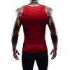 image:imageNELEUS Mens 3 Pack Athletic Compression Under Base Layer Sport Tank Top01 3 Packblack grey red