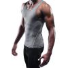image:imageNELEUS Mens 3 Pack Athletic Compression Under Base Layer Sport Tank Top01 3 Packblack grey white