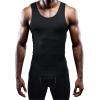 image:imageNELEUS Mens 3 Pack Athletic Compression Under Base Layer Sport Tank Top01 3 Packnavy Blue grey black