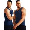 image:imageNELEUS Mens 3 Pack Athletic Compression Under Base Layer Sport Tank Top5074 Light GreyNavyLight Green 3 Pack