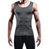 image:imageNELEUS Mens 3 Pack Athletic Compression Under Base Layer Sport Tank Top802 3 PackblackGreyWhite