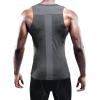image:imageNELEUS Mens 3 Pack Athletic Compression Under Base Layer Sport Tank Top802 3 PackblackGreyWhite