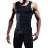 image:imageNELEUS Mens 3 Pack Athletic Compression Under Base Layer Sport Tank Top802 3 PackblackGreyWhite