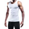 image:imageNELEUS Mens 3 Pack Athletic Compression Under Base Layer Sport Tank Top802 3 PackblackGreyWhite