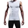 image:imageNELEUS Mens 3 Pack Athletic Compression Under Base Layer Sport Tank Top803 BlackGreyWhite 3 Pack