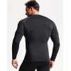 image:imageNELEUS Mens 3 Pack Compression Shirt Athletic Running ShirtsZ029 BlackGreyBlue