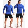 image:imageNELEUS Mens 3 Pack Compression Shirt Athletic Running ShirtsZ029 BlackGreyBlue