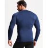 image:imageNELEUS Mens 3 Pack Compression Shirt Athletic Running ShirtsZ029 BlackGreyNavy Blue