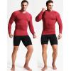 image:imageNELEUS Mens 3 Pack Compression Shirt Athletic Running ShirtsZ029 BlackGreyRed