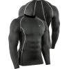 image:imageNELEUS Mens 3 Pack Dry Fit Long Sleeve Compression Shirts Workout Running Shirts5030 Black grey navy Blue 3 Pack
