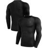 image:imageNELEUS Mens 3 Pack Dry Fit Long Sleeve Compression Shirts Workout Running Shirts5030 BlackBlackBlack 3 Pack