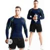 image:imageNELEUS Mens 3 Pack Dry Fit Long Sleeve Compression Shirts Workout Running Shirts5030 BlackgreenGreyNavy Blue 3 Pack