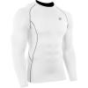 image:imageNELEUS Mens 3 Pack Dry Fit Long Sleeve Compression Shirts Workout Running Shirts5030 White white white 3 Pack