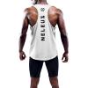 image:imageNELEUS Mens 3 Pack Dry Fit YBack Muscle Tank Workout Gym Shirt5031 3 Pack Black grey white