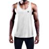 image:imageNELEUS Mens 3 Pack Dry Fit YBack Muscle Tank Workout Gym Shirt5031 3 Pack Black grey white