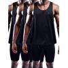 image:imageNELEUS Mens 3 Pack Dry Fit YBack Muscle Tank Workout Gym Shirt5031 3 Pack BlackBlackBlack