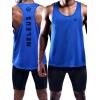 image:imageNELEUS Mens 3 Pack Dry Fit YBack Muscle Tank Workout Gym Shirt5031 3 Pack Blue red yellow
