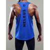 image:imageNELEUS Mens 3 Pack Dry Fit YBack Muscle Tank Workout Gym Shirt5031 3 Pack Olive Green blue navy Blue