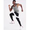 image:imageNELEUS Mens 3 Pack Dry Fit YBack Muscle Tank Workout Gym Shirt5097 BlackGreyWhite 3 Pack