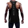 image:imageNELEUS Mens 3 Pack Dry Fit YBack Muscle Tank Workout Gym ShirtBlackGreyOlivegreen