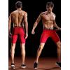 image:imageNELEUS Mens 3 Pack Performance Compression Shorts6028 3 Pack Black grey red