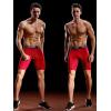 image:imageNELEUS Mens 3 Pack Performance Compression Shorts6028 3 Pack Black grey red
