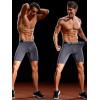image:imageNELEUS Mens 3 Pack Performance Compression Shorts6028 3 Pack Black grey white