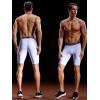 image:imageNELEUS Mens 3 Pack Performance Compression Shorts6028 3 Pack Black grey white