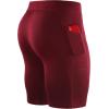image:imageNELEUS Mens 3 Pack Running Compression Shorts with Pockets6072 BlackBlueRed 3 Pack