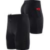image:imageNELEUS Mens 3 Pack Running Compression Shorts with Pockets6072 BlackGreyNavy Blue 3 Pack