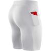 image:imageNELEUS Mens 3 Pack Running Compression Shorts with Pockets6072 BlackGreyWhite 3 Pack