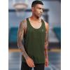 image:imageNELEUS Mens 3 Pack Running Tank Top Dry Fit YBack Athletic Workout Tank Tops6 PackBlack2pcs navy2pcs olive Green2pcs