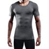 image:imageNELEUS Mens 3 or 4 Pack Workout Athletic Compression Shirts5011 3 Pack Black grey white