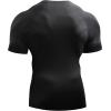 image:imageNELEUS Mens 3 or 4 Pack Workout Athletic Compression Shirts5022 BlackBlackBlack