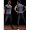 image:imageNELEUS Mens 3 or 4 Pack Workout Athletic Compression Shirts5022 BlackGreyWhite