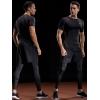 image:imageNELEUS Mens 3 or 4 Pack Workout Athletic Compression Shirts5022 BlackgreyBlackredNavy Blue