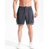 image:imageNELEUS Mens 7 inch Lightweight Workout Running Shorts with Pockets6085 3 Pack blueGreyRed