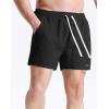 image:imageNELEUS Mens 7 inch Running Shorts Athletic Gym Workout Shorts with Pockets3d Honeycomb Fabric BlackBlackBlack
