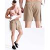 image:imageNELEUS Mens 7 inch Running Shorts Athletic Gym Workout Shorts with Pockets3d Honeycomb Fabric BlackBrownLight Grey