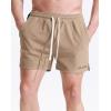 image:imageNELEUS Mens 7 inch Running Shorts Athletic Gym Workout Shorts with Pockets3d Honeycomb Fabric BlackBrownLight Grey