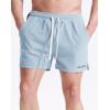image:imageNELEUS Mens 7 inch Running Shorts Athletic Gym Workout Shorts with Pockets3d Honeycomb Fabric BlackLight BlueLight Pink