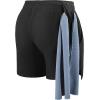 image:imageNELEUS Mens 7 inch Running Shorts Athletic Gym Workout Shorts with Pockets3d Honeycomb Fabric BlackLight GreyOrange